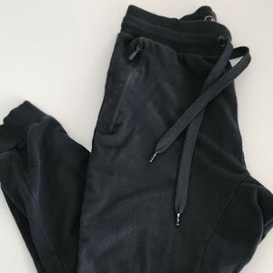 CHAMPS SPORTS GEAR Men's Black Knit Joggers Size Large